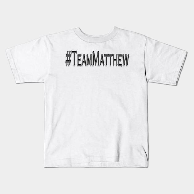 TeamMatthew Kids T-Shirt by LescostumesdeM